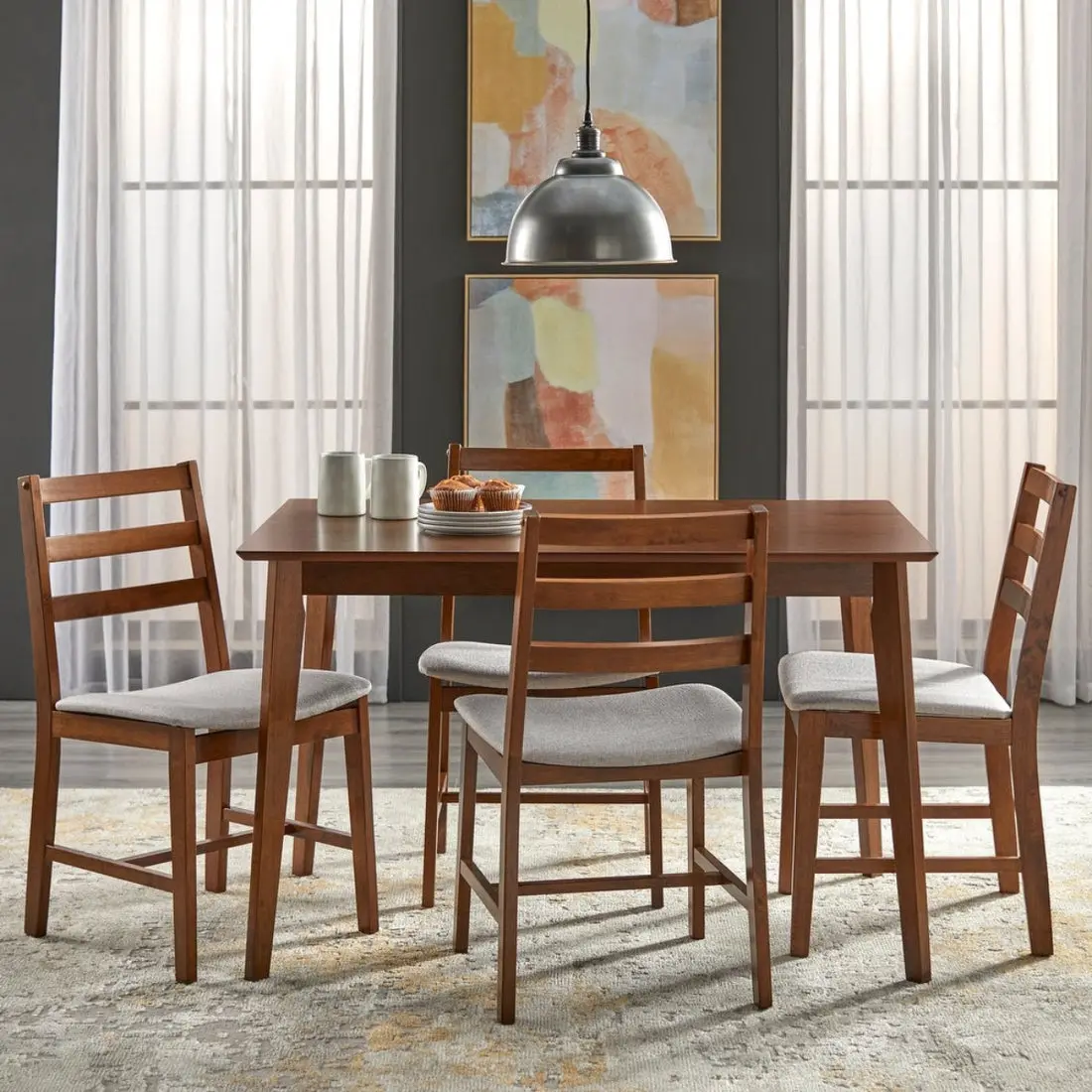 Modern Dining Table and Chairs Set | Dining Set Design | Sheesham Wood | All Sizes