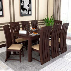 Solid Wood Dining Table Set | Wooden Dining Table and Chair | Rectangular Shape | Sheesham Wood | All Size