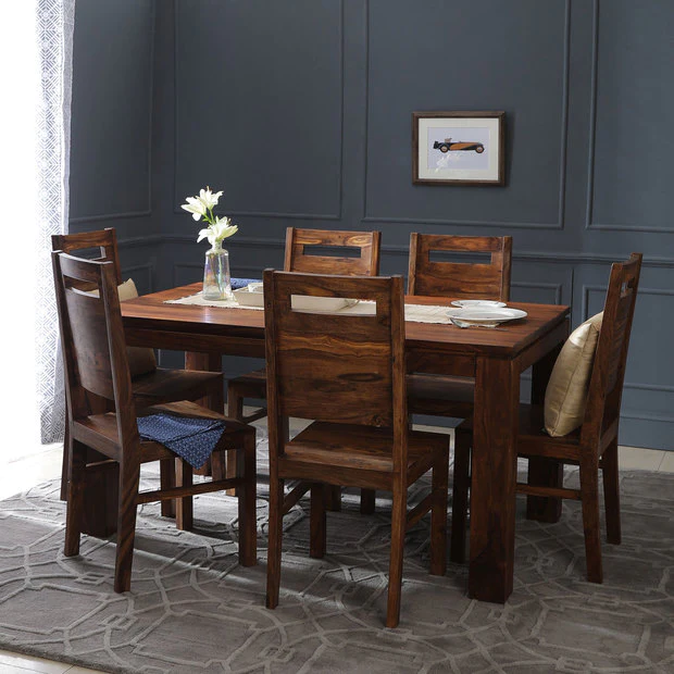 Solid Wood Dining Set | Modern Dining Table and Chairs Set | Dining Set Design | Sheesham Wood | All Sizes