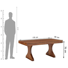 Modern Dining Set 6 Seater | Dining Set with Bench | Sheesham Wood | Sheesham Wood | All Size