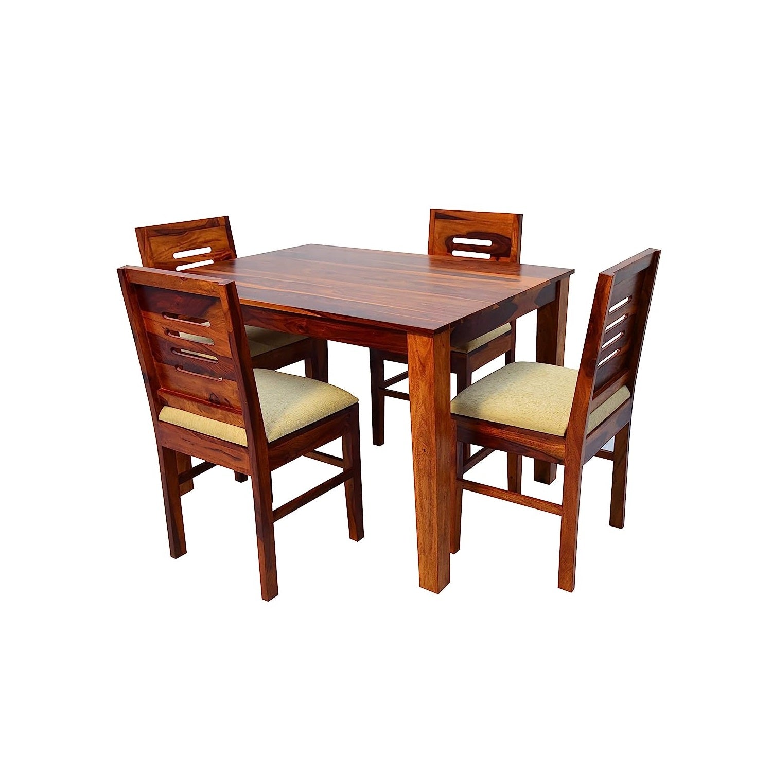 Solid Wood Dining Table Set | Wooden Dining Table and Chair | Sheesham Wood