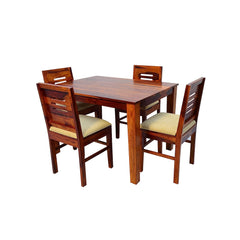 Solid Wood Dining Table Set | Wooden Dining Table and Chair | Sheesham Wood