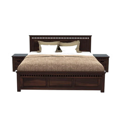 Modern Bed Design | Wooden Bed in Sheesham Wood | King/Queen Size | Wooden Furniture