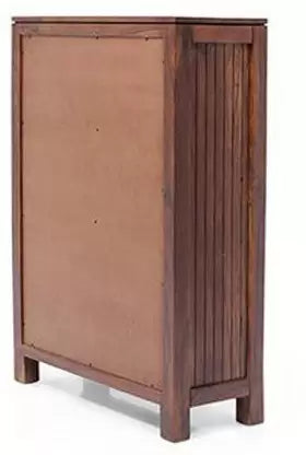 THE ATTIC Solid Wood Crockery Cabinet  (Finish Color - honey, Pre-assembled)