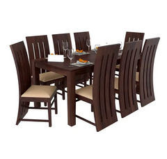 Solid Wood Dining Table Set | Wooden Dining Table and Chair | Rectangular Shape | Sheesham Wood | All Size