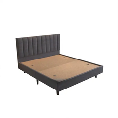 Wooden Upholstered Bed Design | Sheesham Wood | High Quility Fabric Double Bed