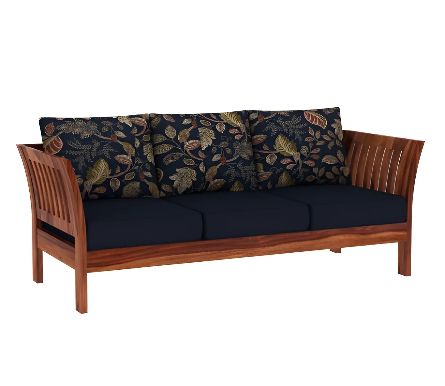 Sofa Set for Living Room | Wooden Sofa Set Online | Sheesham Wood Sofa Set