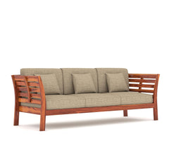 Latest Wooden Sofa | Contemporary Sofa Set Design | Sheesham Wood | Round Handrest Sofa Design